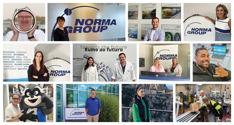 collage of NORMA Group employees
