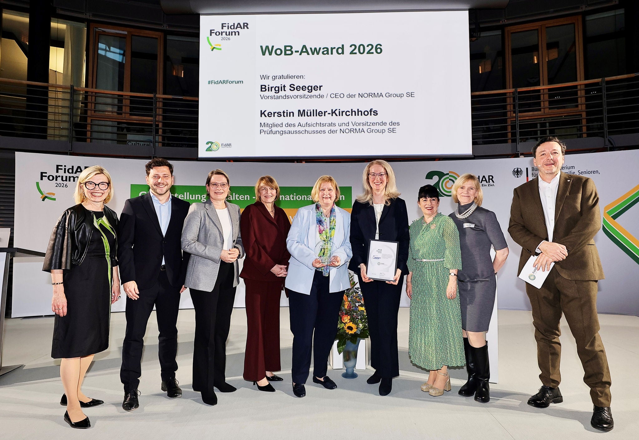 NORMA Group receives Women on Board award 