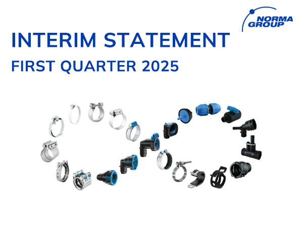 cover image of NORMA Group interim statement Q1 2025