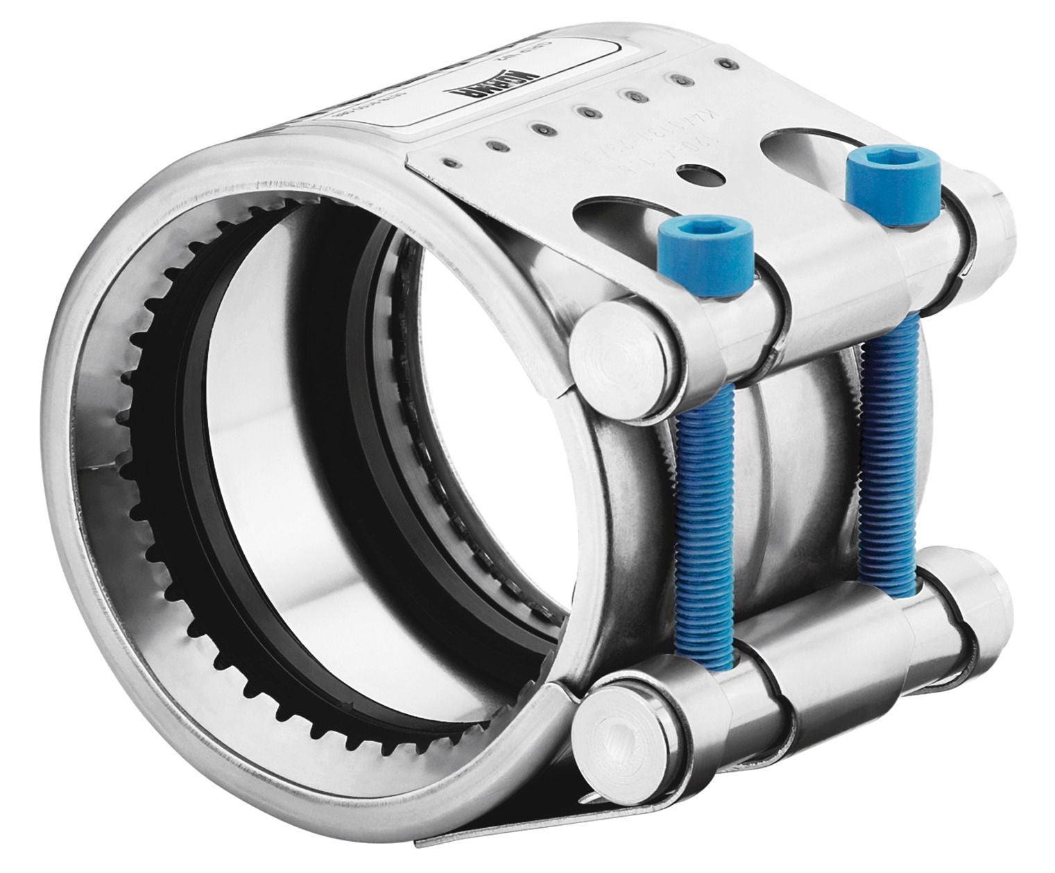 The FGR pipe coupling with a fluororubber seal is particularly well suited for superheated steam applications.