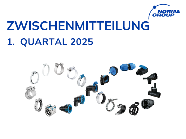 TItelbild der NORMA Group Zwischenmitteilung Q1 2025