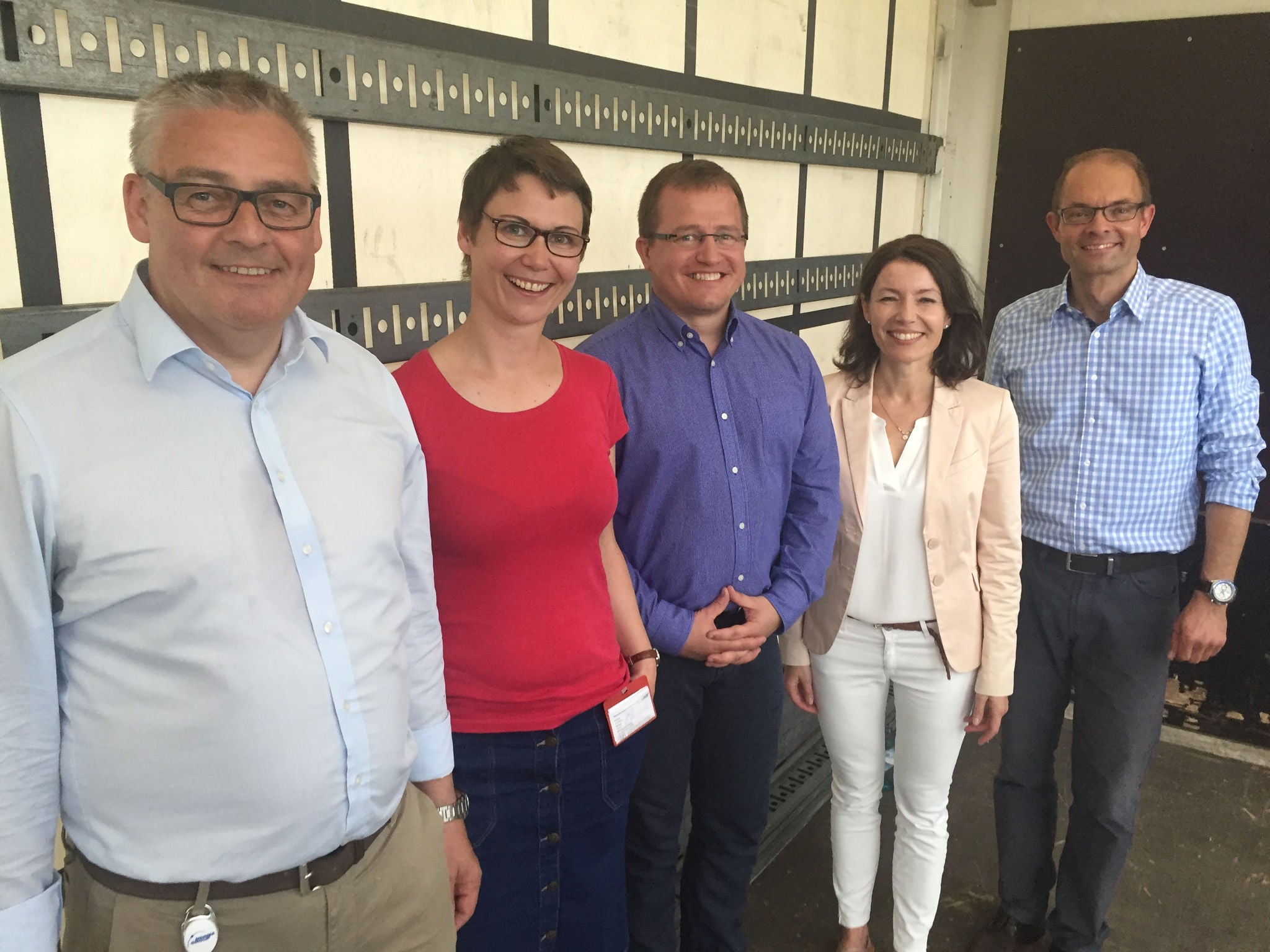 From left to right: Joachim Geimer, Ulrike Eifler, Frank Weber, Monika Böttcher and Mathias Opp.