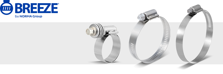 collage of BREEZE products and logo