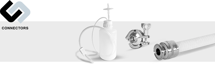 collage of CONNECTORS products and logo